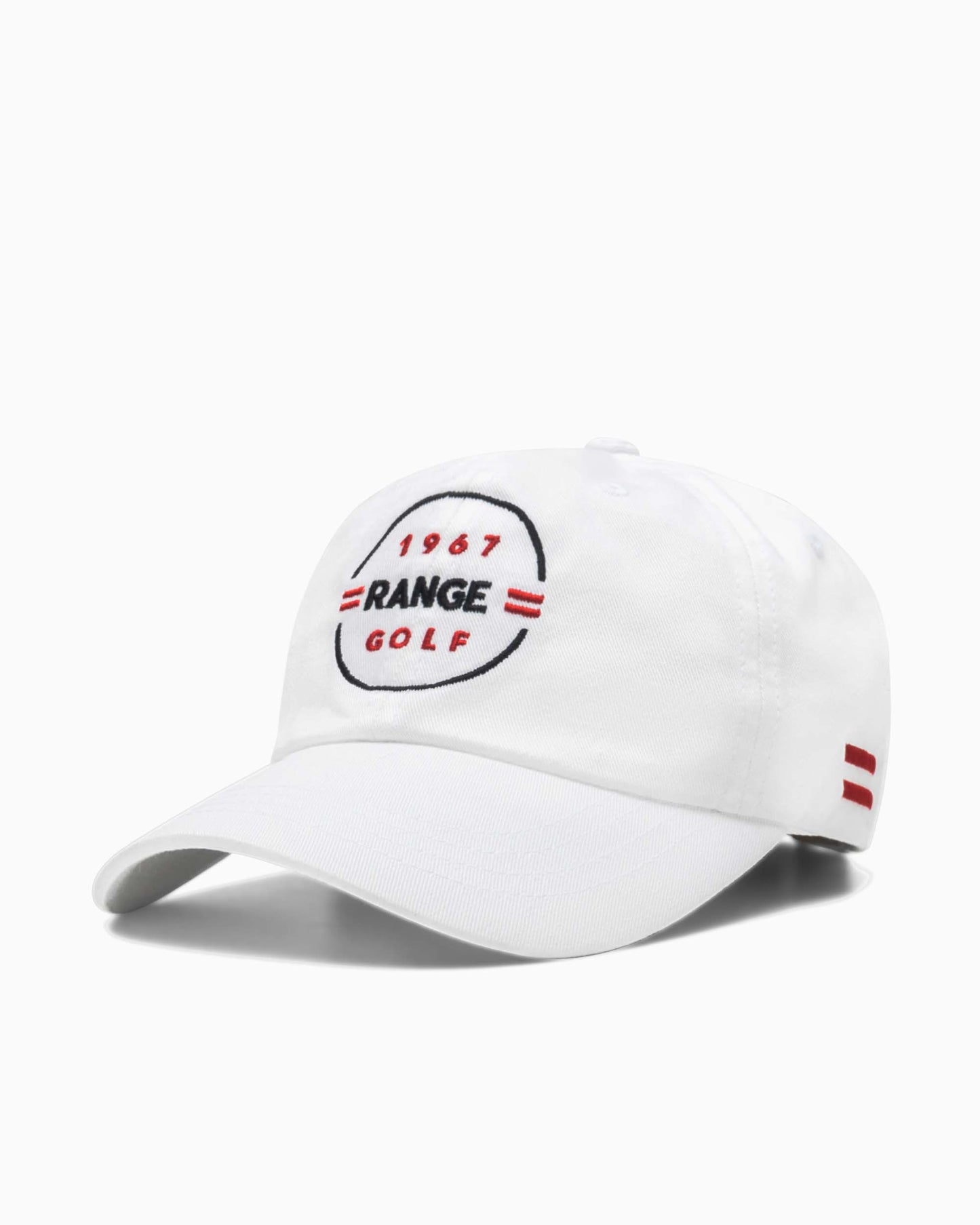 white hat with range 1967 embroidery