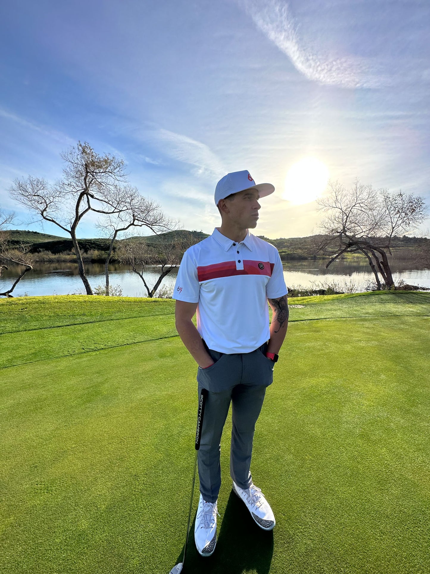 RED TSUNAMI | white polo