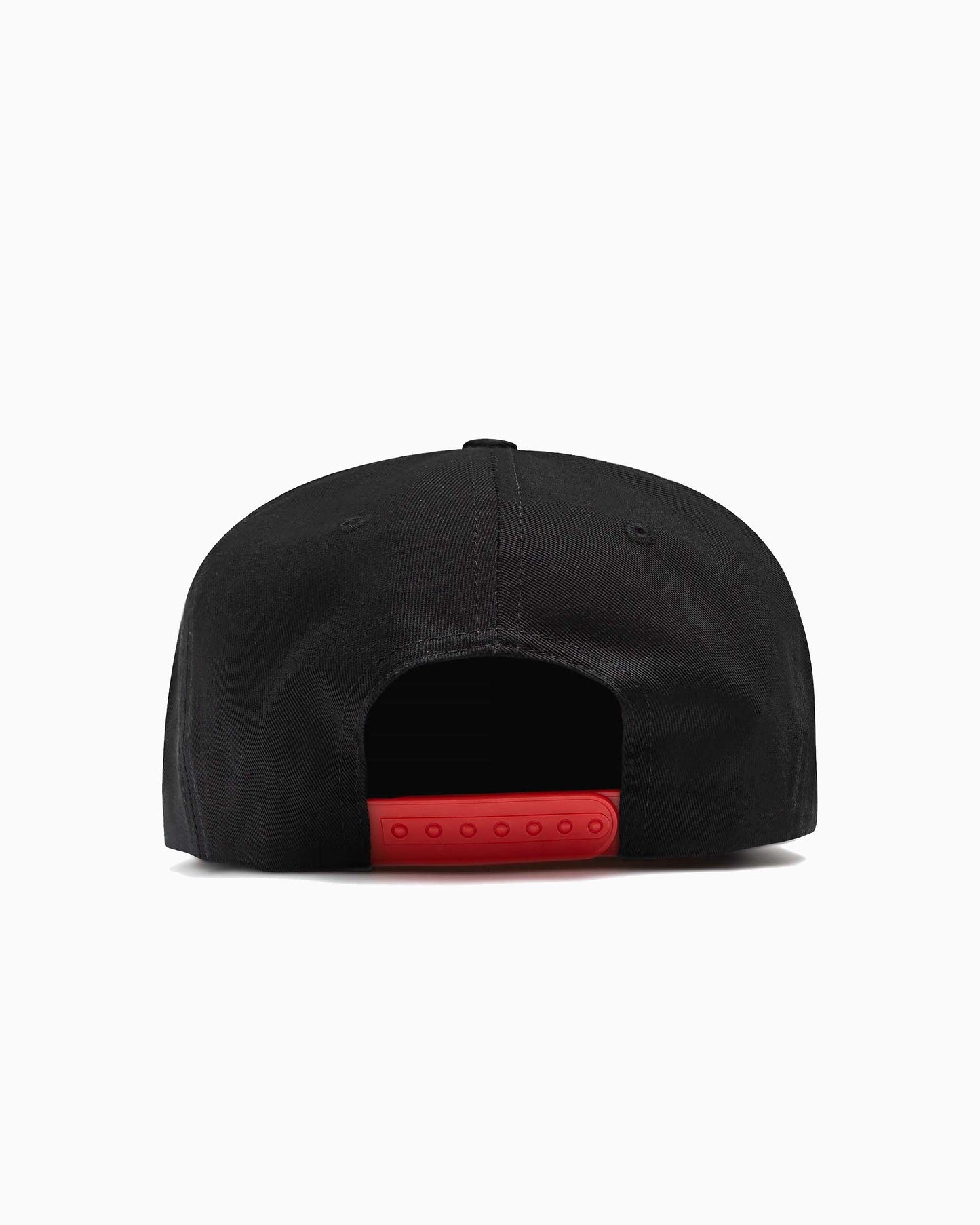 back of hat with adjustable snap closure