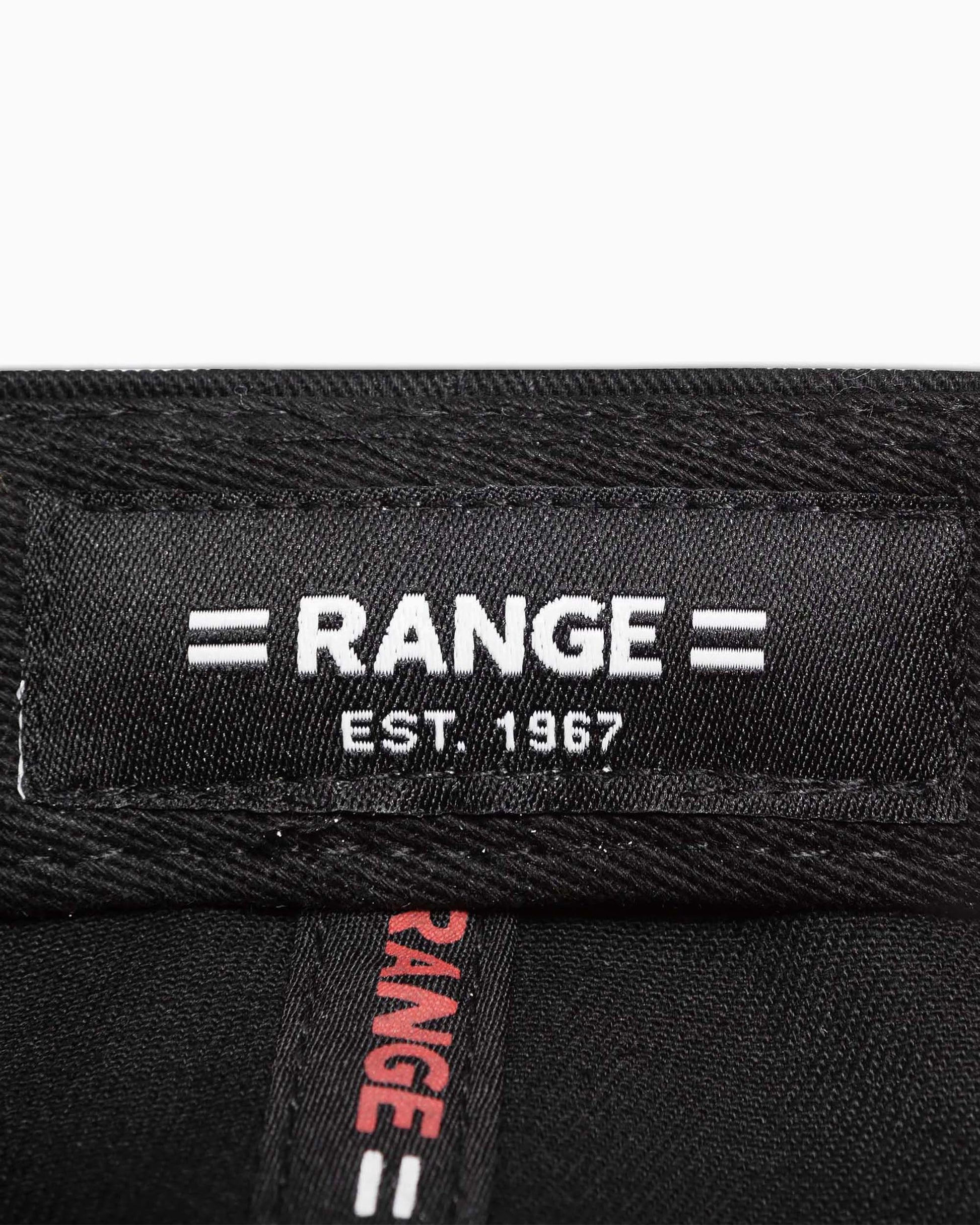 close up of range tag 