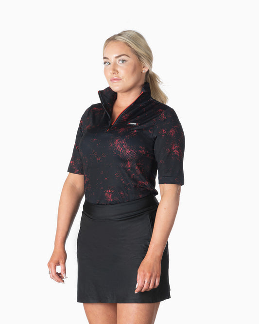 DIMPLIFIED | black polo womens