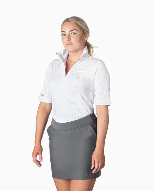 DIMPLIFIED | white polo womens