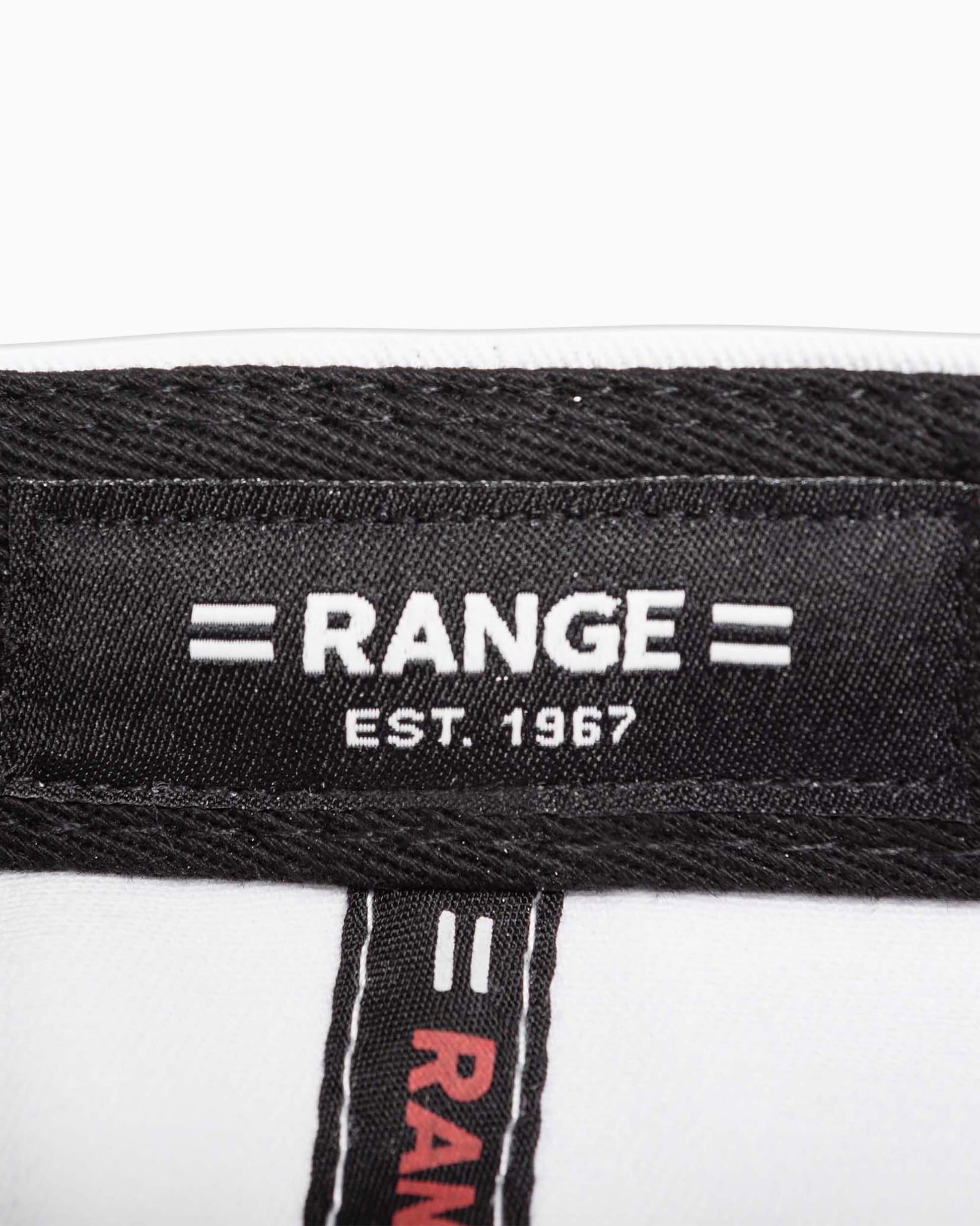close up of range tag